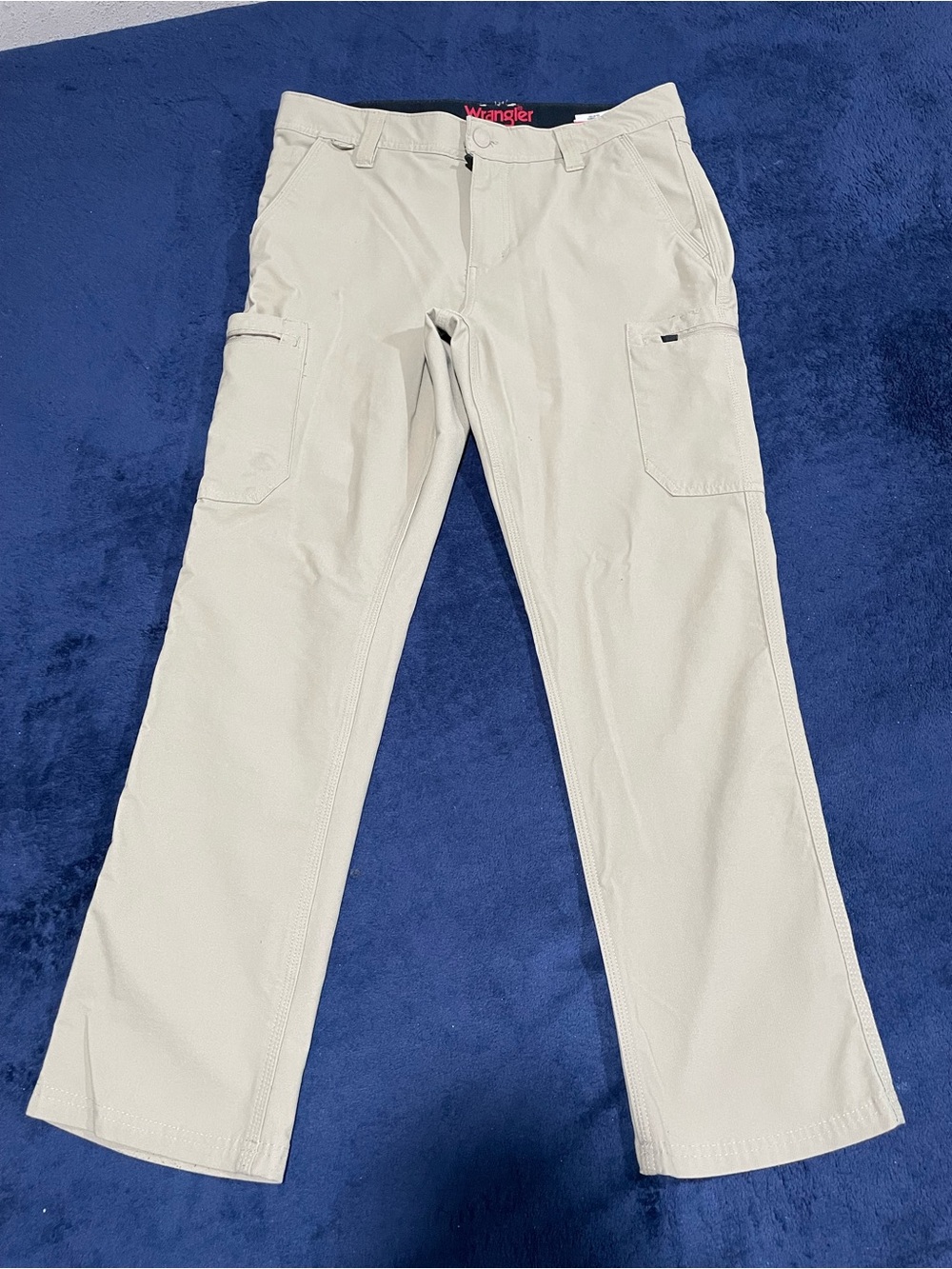 Wrangler Men’s Cream Cargo Work Pants